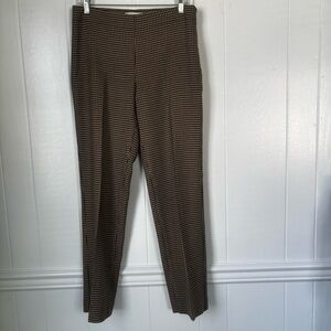 Talbots Women’s Brown Heritage Houndstooth Trousers Size 8 NWOT